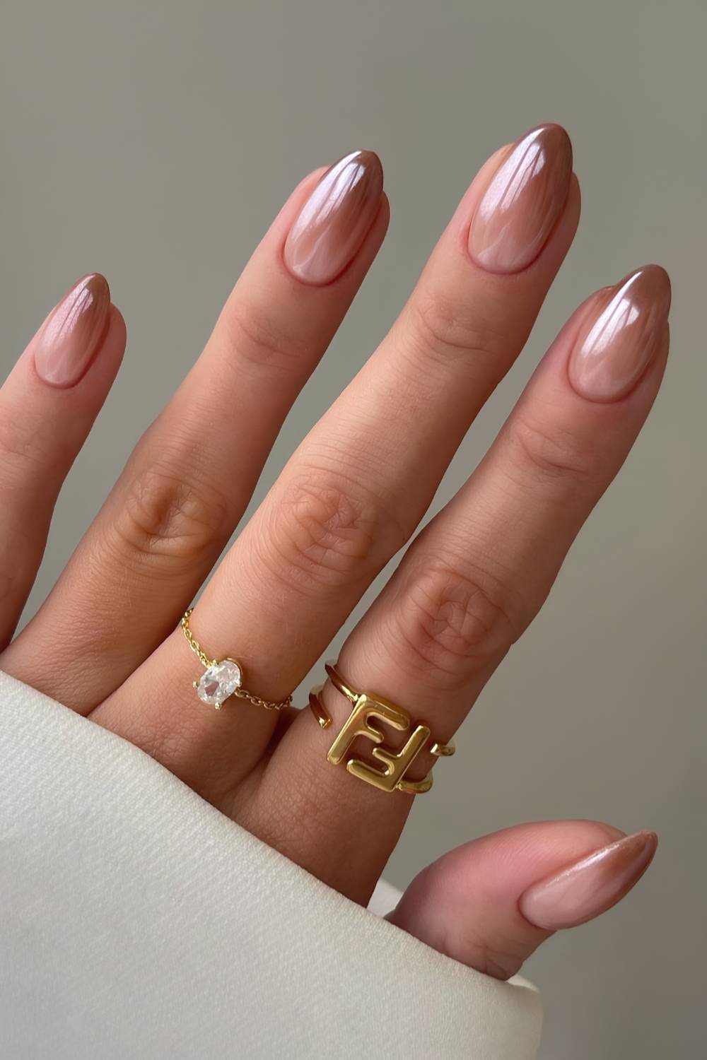 Braune Ombre Manikuere