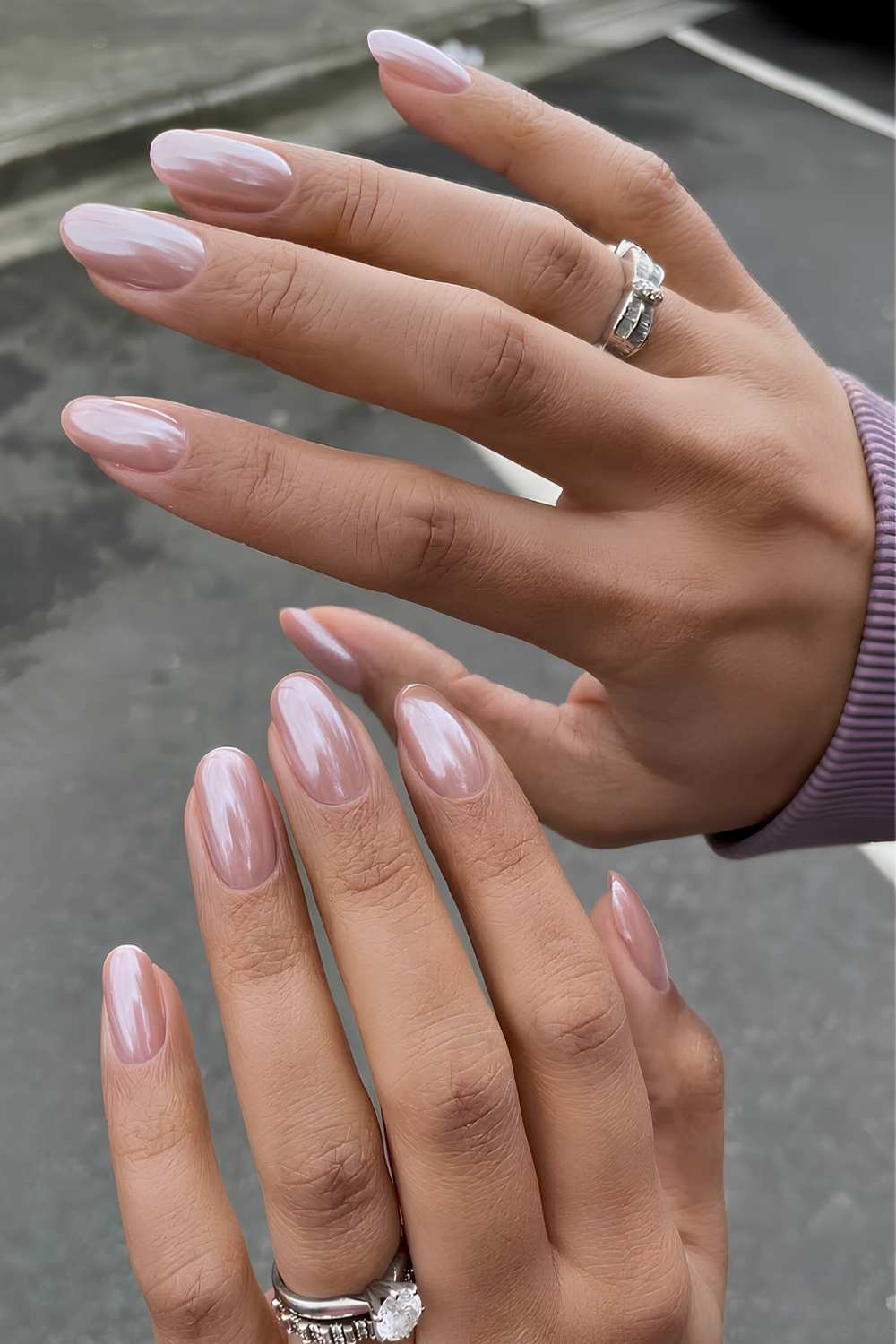 Nude Chrome Manikuere