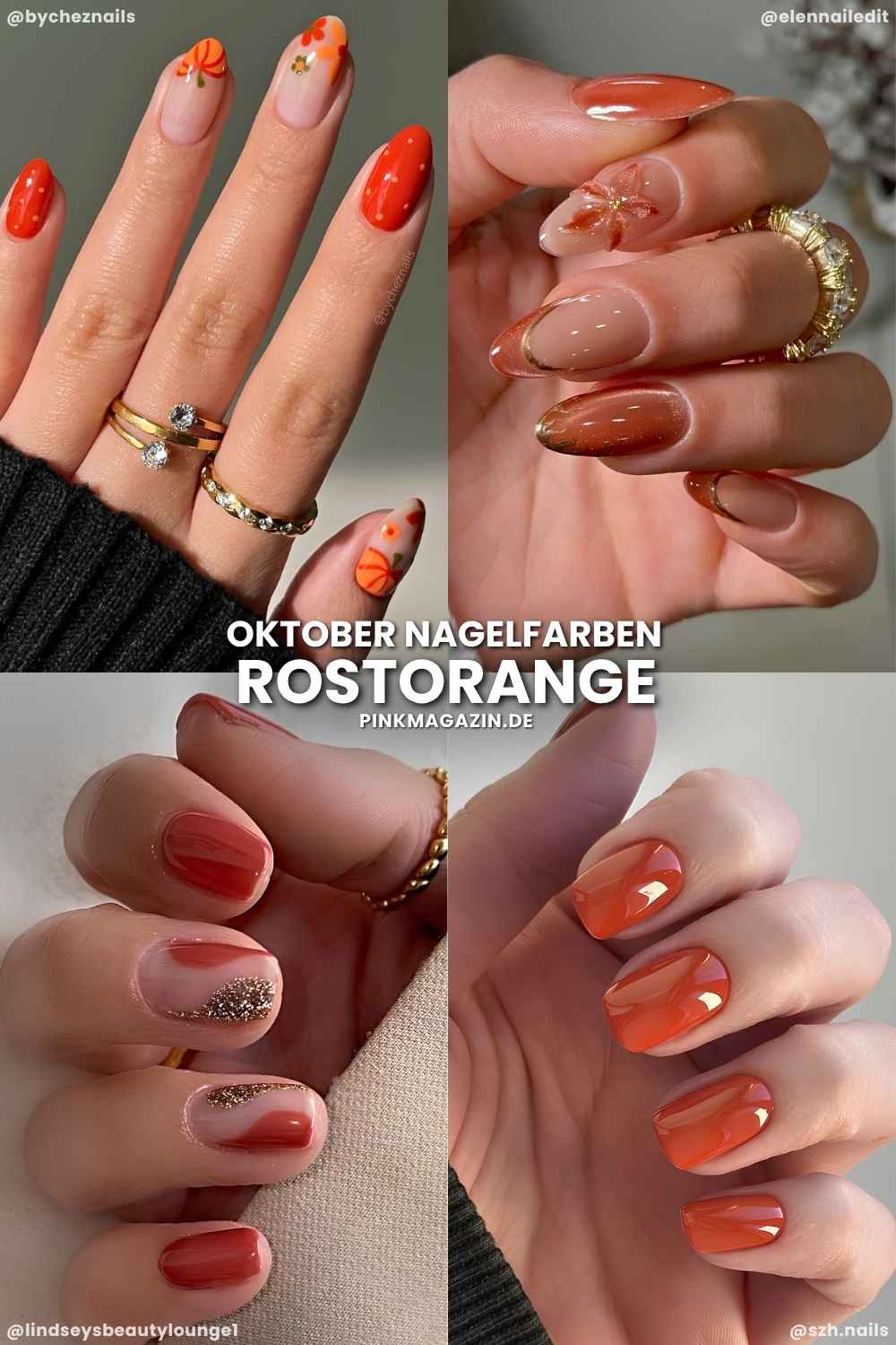 Rostorange Oktober Manikuere