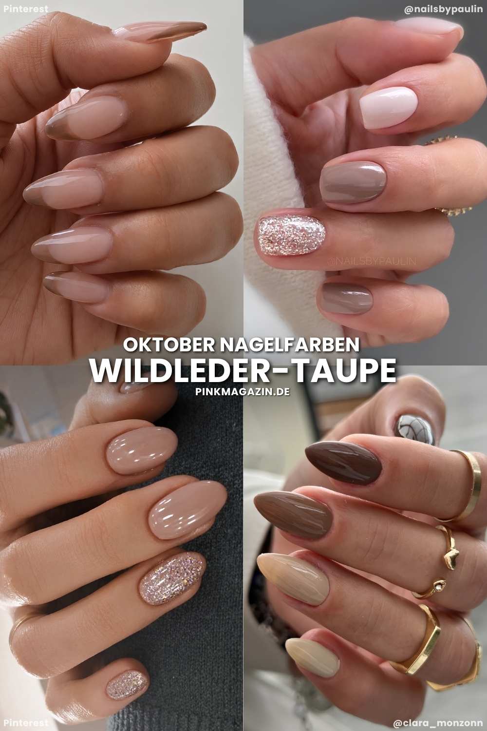 Wildleder Taupe Manikuere